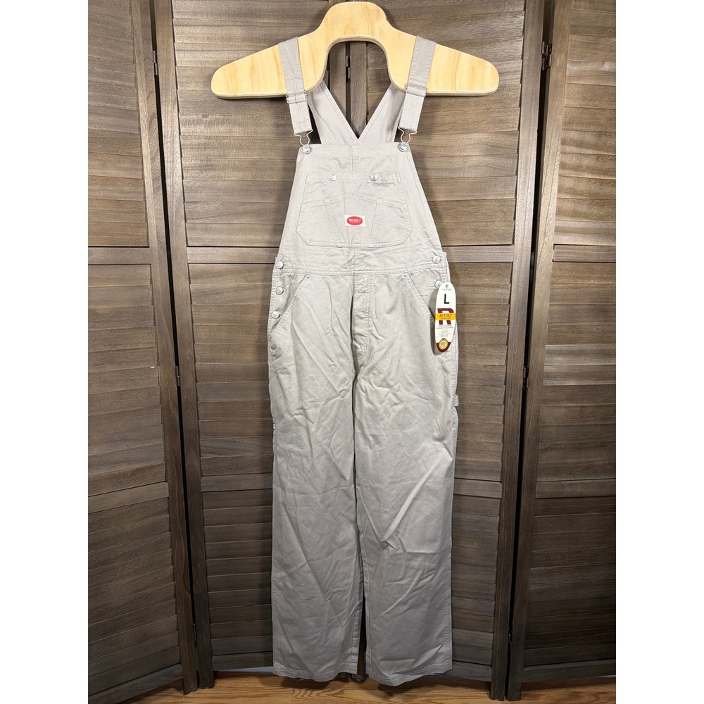 Revolt Overalls Women L Tan Carpenter Utility Cotton 90s Y2K NEW